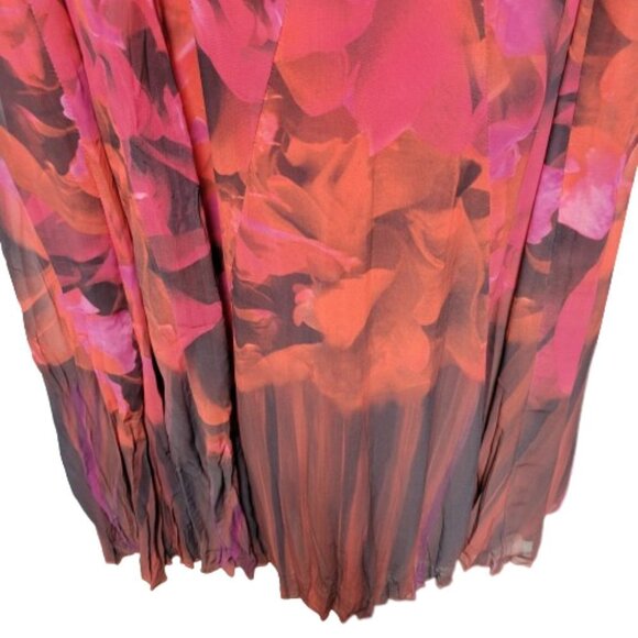 Floral Sleeveless Midi Multicolor Dress - Picture 9 of 16